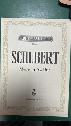 Schubert messe dur - schubert,