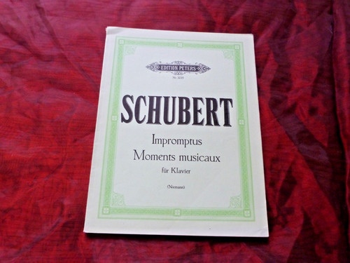 Schubert impromptus moments - schubert,