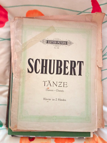 Edition peters schubert - schubert, tänze