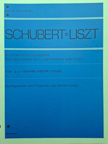 Liszt 13 lieder - f.:,
