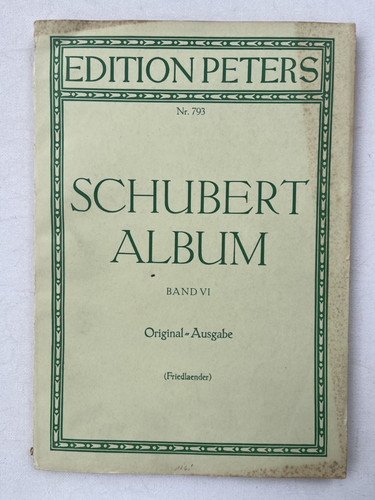 Noten schubert album band - schubert., album.