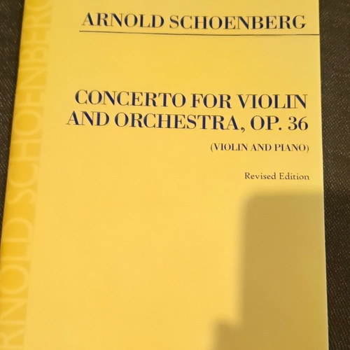 Schirmer noten schoenberg - g.,