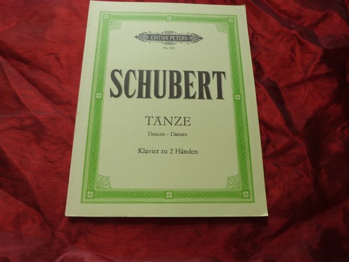 Schubert tänze noten - tänze, für