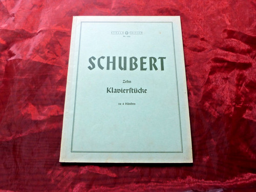 Schubert zehn klavierstücke - schubert,