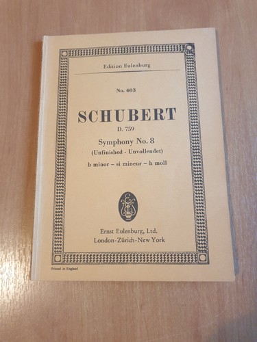 Notenheft schubert 403 d - no.,