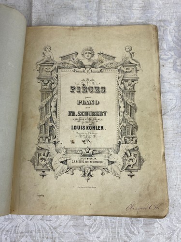 Antikes notenbuch noten - antikes,