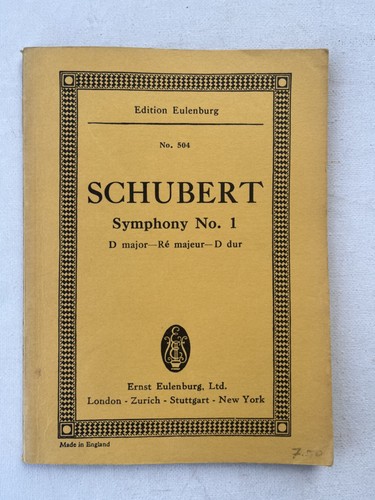 Noten schubert symphony - symphony, nr