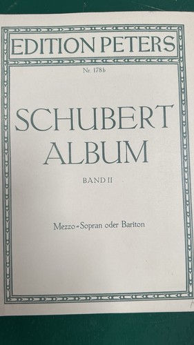 Schubert album band - schubert, für