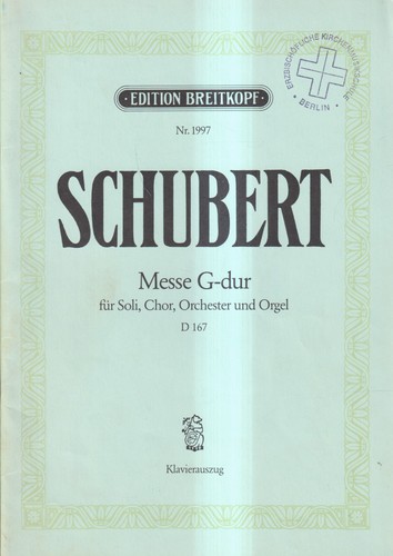 Noten franz schubert messe - franz,